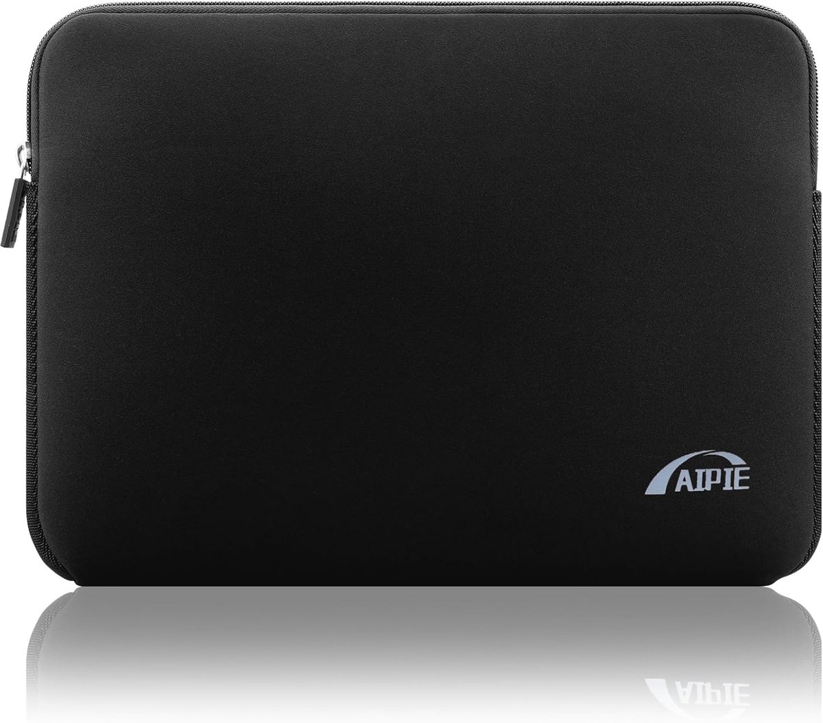 Originap Laptoptas voor 15,6 inch, stootvast, 38 x 27 x 2,5 cm, laptoptas, aktetas, heren, zakelijke laptophoes, compatibel met Acer, Asus, Dell, Lenovo Sleeve Case, beschermhoes, zwart, 15,6 inch