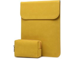 Originap Laptophoes voor MacBook Pro 14 M4/M3/M2/M1 A3401, A3185, A3112, A2992 2024-2021, 13,5-13,8 Surface Laptop 7-1, MacBook Air 13 2017-2017-201 2, HP Spectr. E x360 13, Olijfgeel
