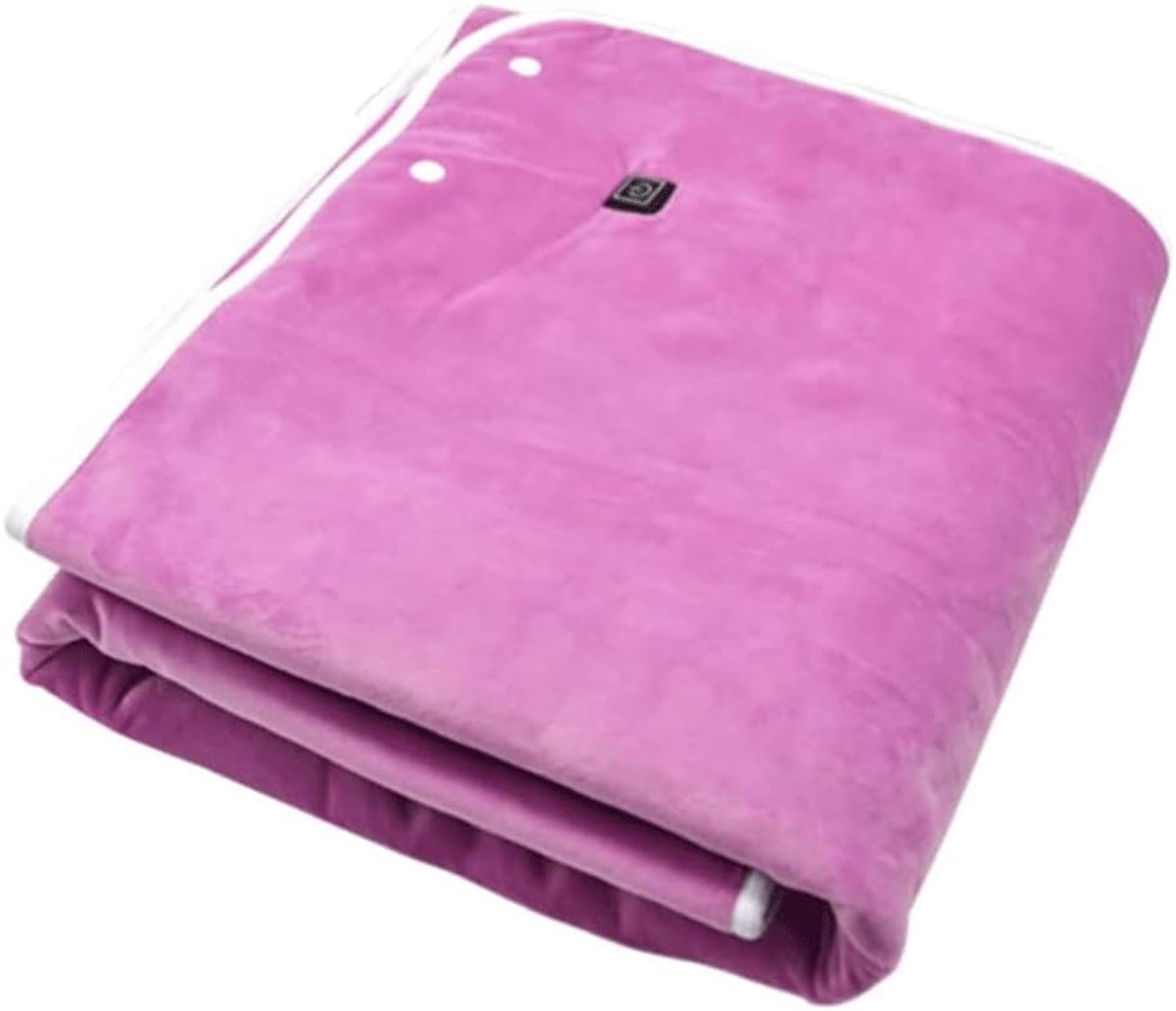 Elektrische Deken - Verwarmde Worp - Comfort Verwarmen - 3 Warmtestanden - 100x75cm - Groen