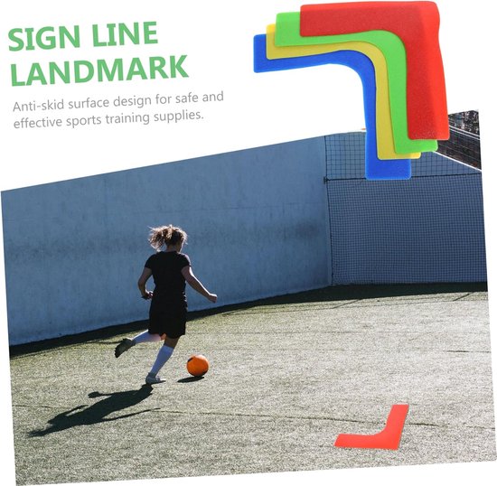 Sportveldmarkeringen - Trainingsborden - Sporttraining - Duurzaam PVC Materiaal - 27x27cm - Diverse Kleuren — afbeelding 5