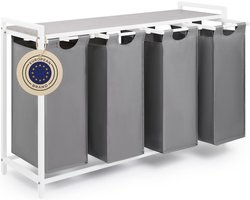 Core® Wasmand 4 Vakken - Wasmand - Wassorteerder - Crème- 8cm x 12cm x 4cm