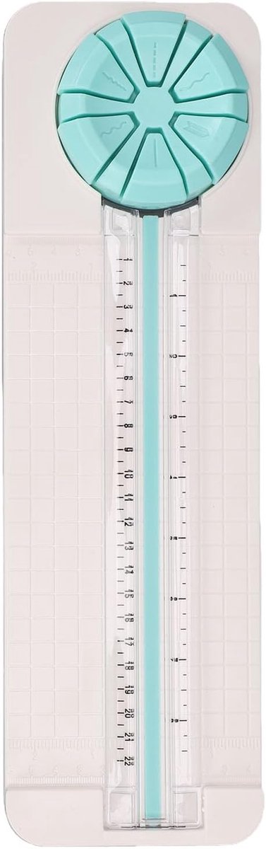 Papiersnijder 6-in-1 - Ambachtelijke Snijder - Scrapbooking Kaarten Maken - Verschillende Snijpatronen - 35 x 10.8 cm