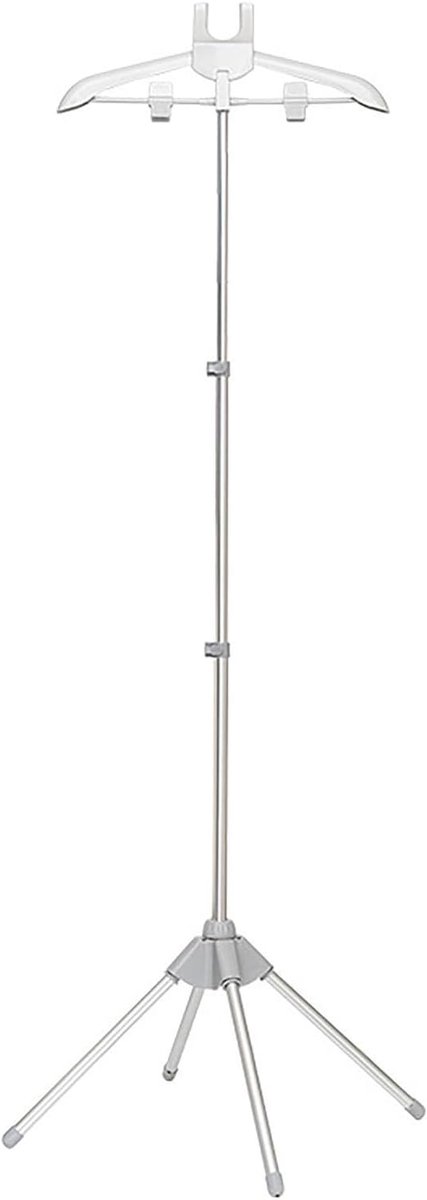 Kledinghanger Stomer - Stoomkledingrek - Kreukvrij Maken - 360 Graden Rotatie - Max 155 cm Hoog - Grijs