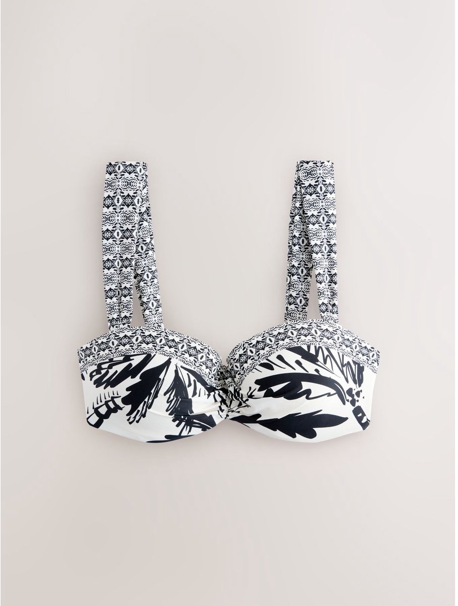 Next - Dames - Bandeau-bikinitop met beugel - Crème