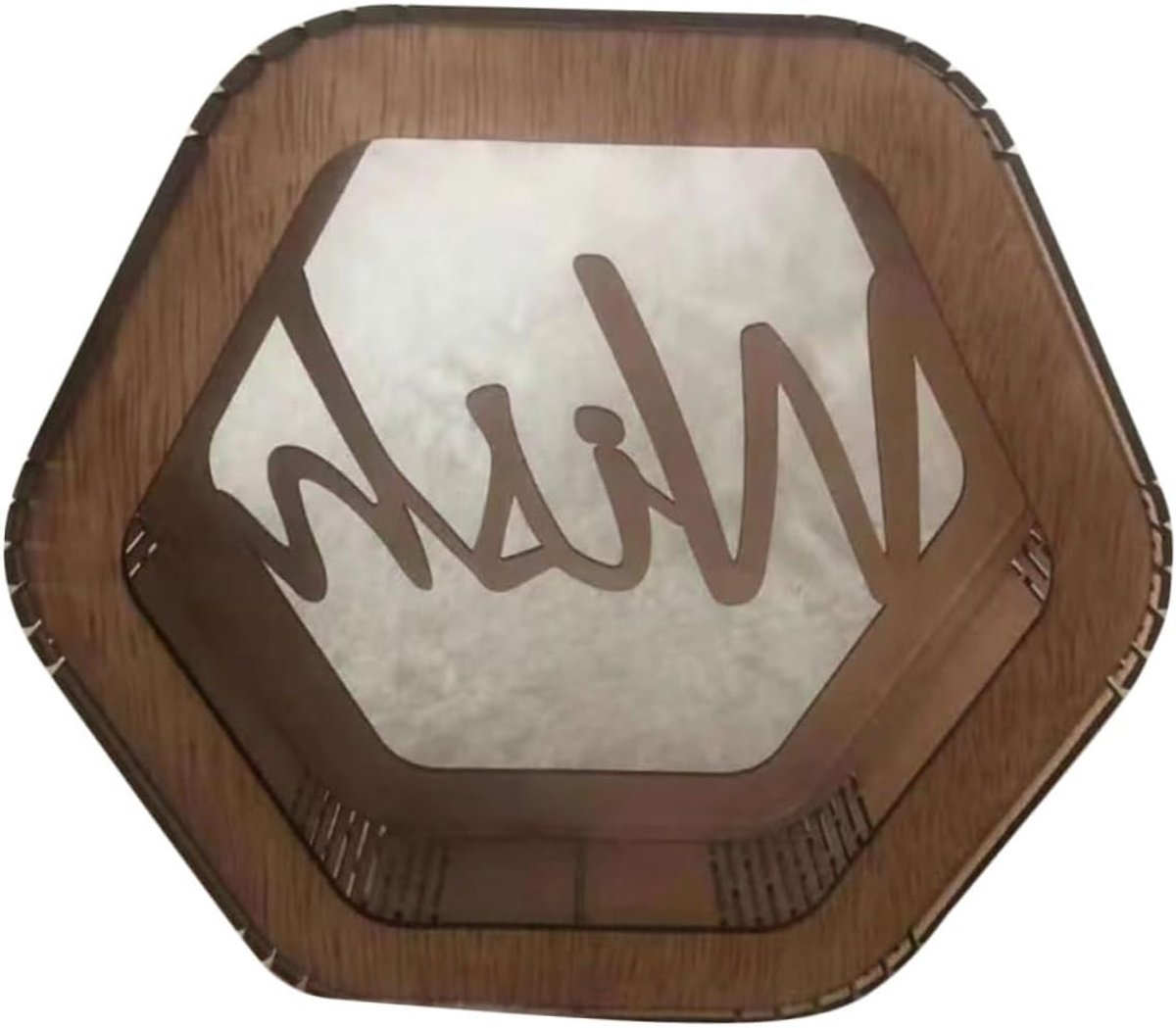 Bruiloft Doos - Houten Kaartendoos - Kaarten Bewaren - Elegant Retro Design - 23x21cm - Lichtbruin