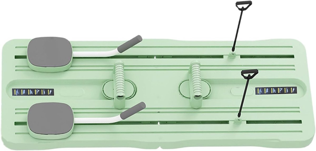Pilates Trainingsboard - Fitnessapparatuur Kernversterking - Thuis Sporten - Opvouwbaar Ontwerp - 105x40cm - Groen
