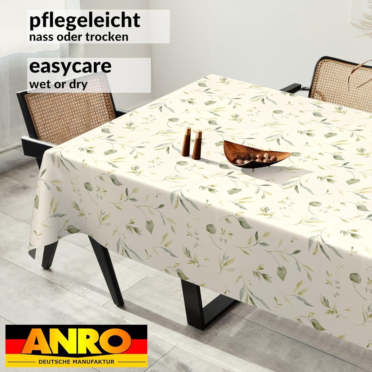 Tafelkleed - Tafelzeil - Buiten Eten - Waterafstotend - 90x130cm - Bloemenpatroon
