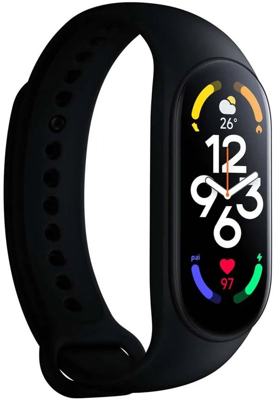 Xiaomi Mi Band 7 - activity tracker - horloge met stappenteller - Europese variant - Zwart
