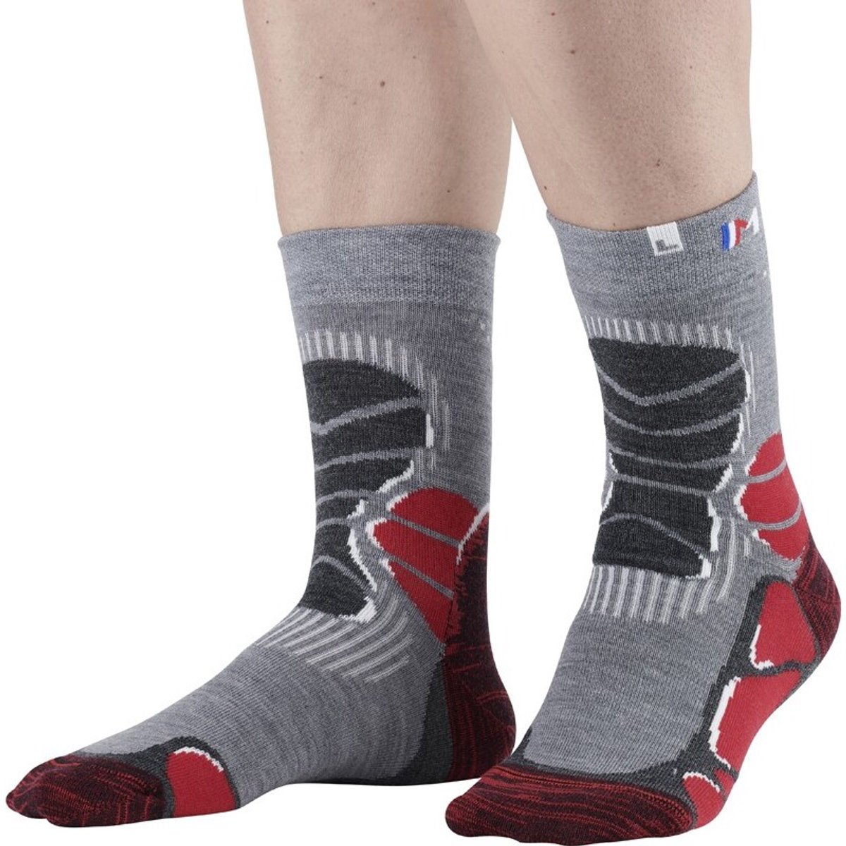 Sokken Monnet Mid Extra Light Rood