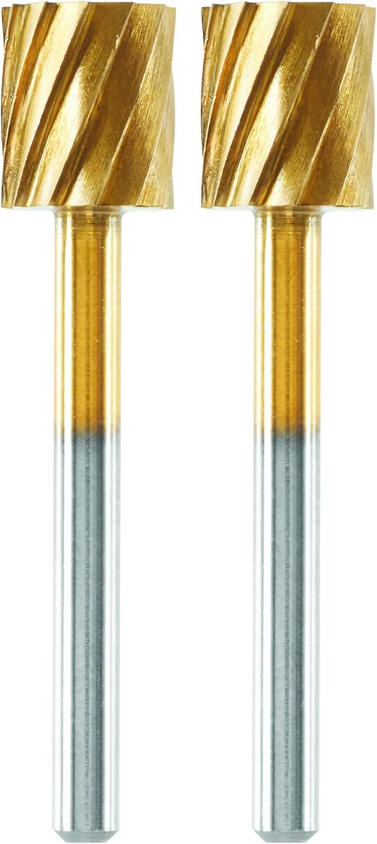 Set van 2 Titanium Gecoate Graveerbitten voor Hout Glas en Metaal