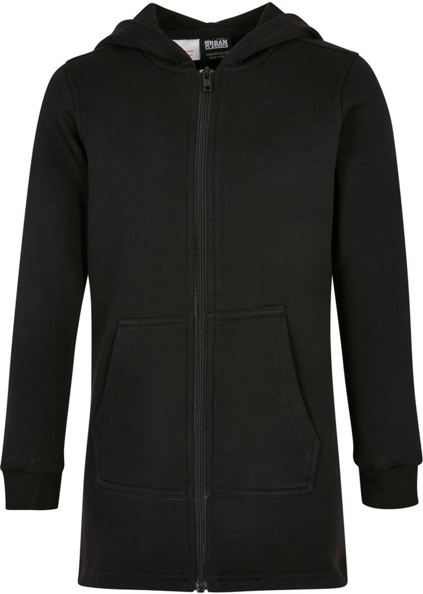 Urban Classics Sweat parka Vest Met Capuchon Kinderen Kids 158/164 Zwart