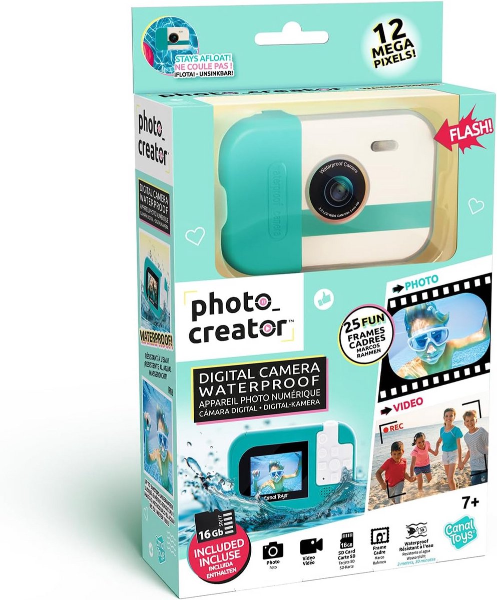 Waterdichte Camera voor Kinderen - Onderwaterfoto's tot 3 Meter Diep
