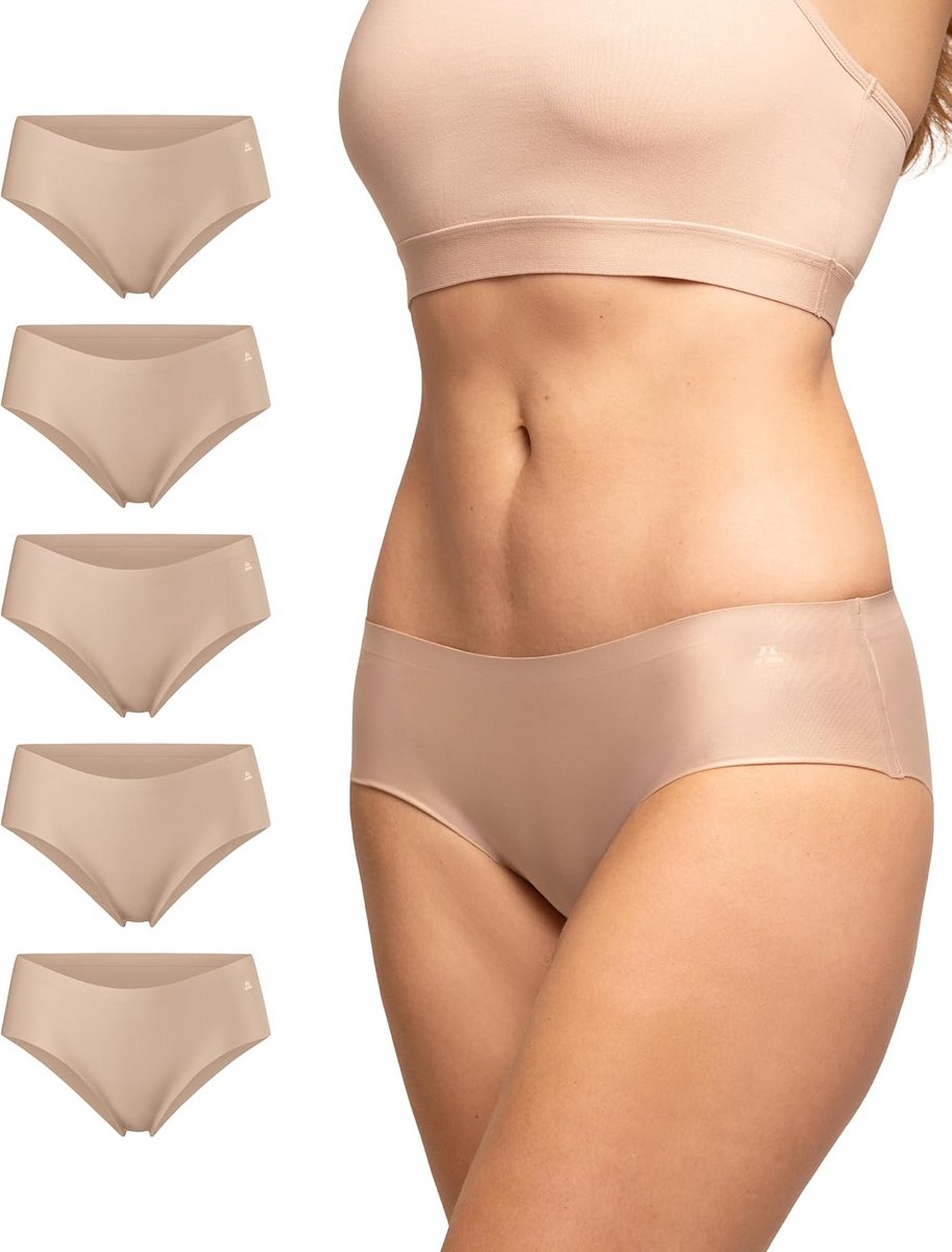 Naadloze Invisible Hipster Slips voor Dames - Laser Gesneden Ondergoed Multipack