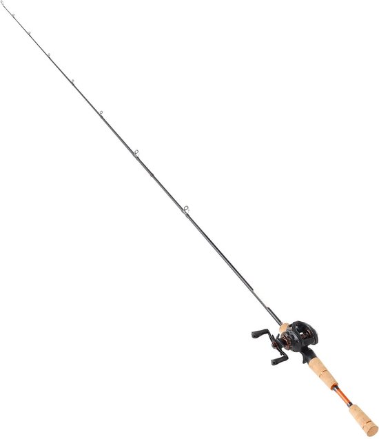 Baitcasting hengel en reel set - Baitcaster combo - IM7 Carbonvezel Hengel 2,0 m - Kogellagers 6+1 - Overbrenging 7,0:1 - Kurken Handgreep - Linkshandig - Voor Baars/Roofvis — afbeelding 5