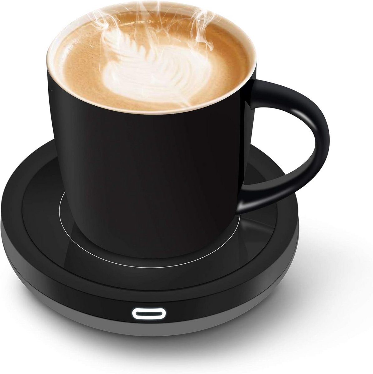 Slimme Bekerwarmer Set met Automatische Aan/Uit Schuifregeling voor Kantoor en Thuis
