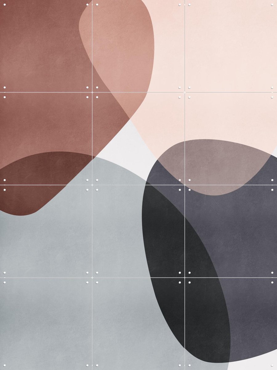IXXI Graphic 206, Mareike Böhmer - 60 x 80 cm - Gratis ophangtool - Grote wanddecoratie en posters - Abstract, Grafisch Ontwerp, Geometrische Kunst