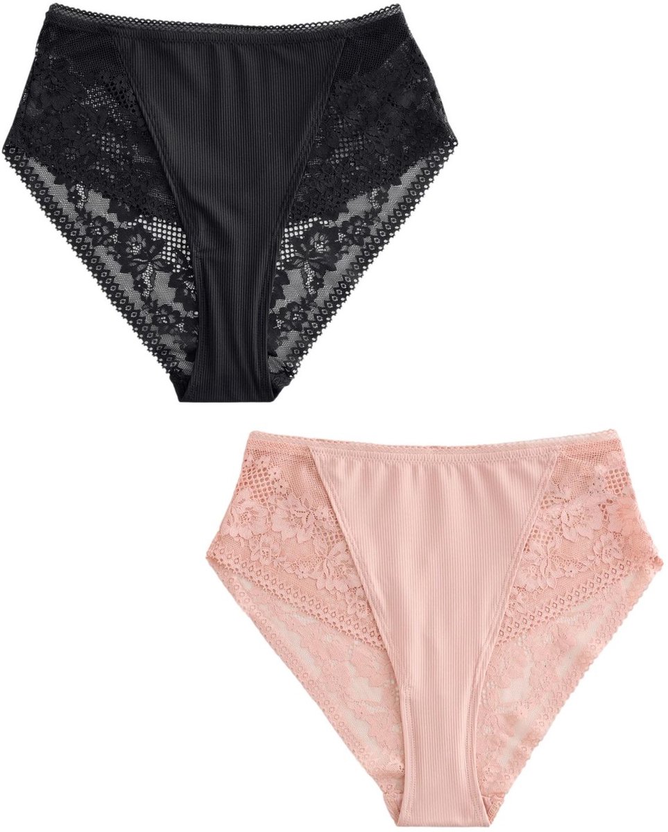 Next - Dames - Set van 2 slips - Zwart