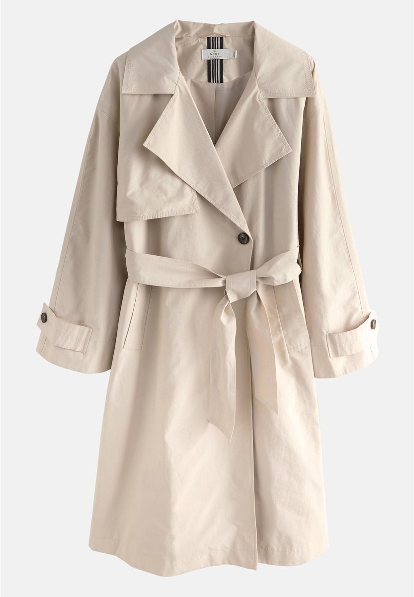 Next - Dames - Regenbestendige trenchcoat - Crème