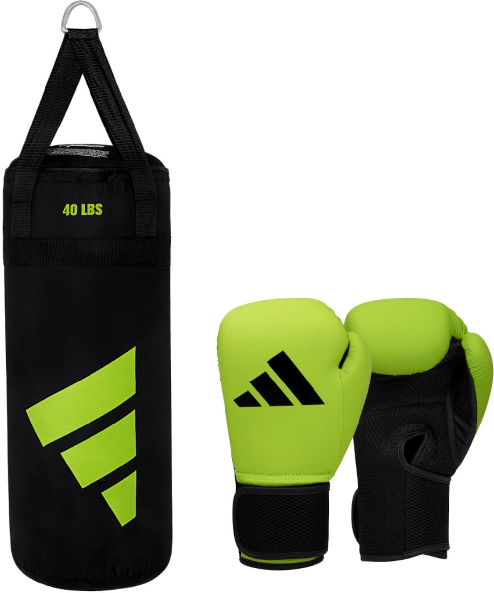 adidas Junior Boxing Set Zwart