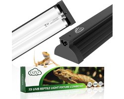 UVB Lamp Reptielen - Terrarium Verlichting - Gezonde Reptielen - 8W Combinatie Kit - 10.0 UVB