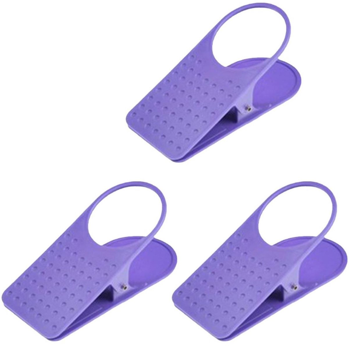 TuseRxln Bekerhouderklemmen – Tafelklem – Voor bureau/laptop/koffie – 3 stuks – Zwart