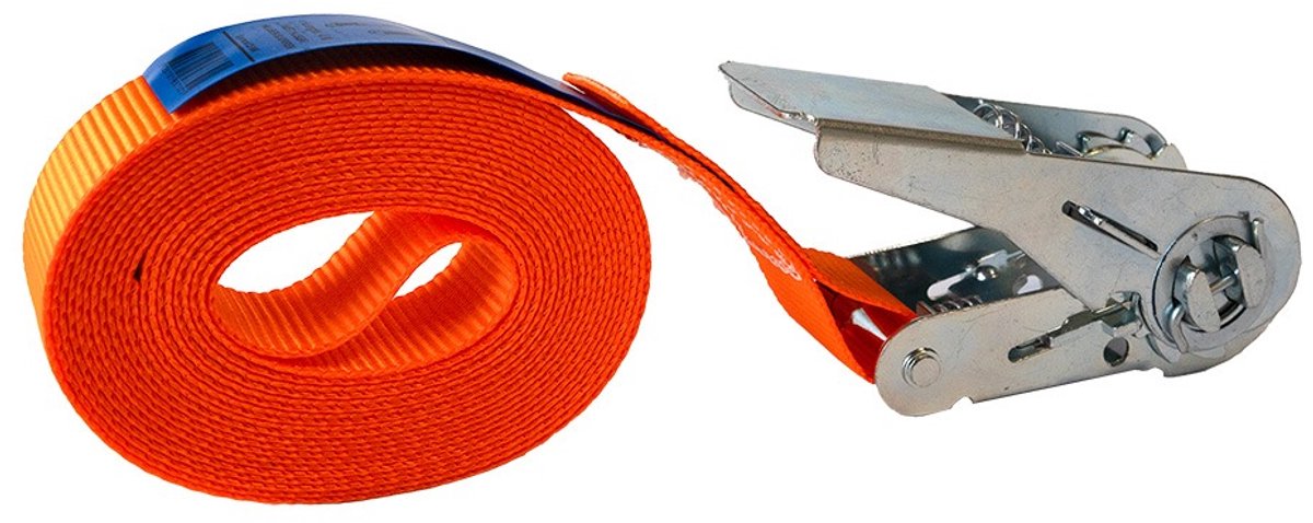Eindloze spanband 25 mm x 4 m, 800 DaN - TRAILERGEAR