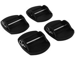 Caravan stabilisatievoeten zwart 4-delig - CAMPGEAR