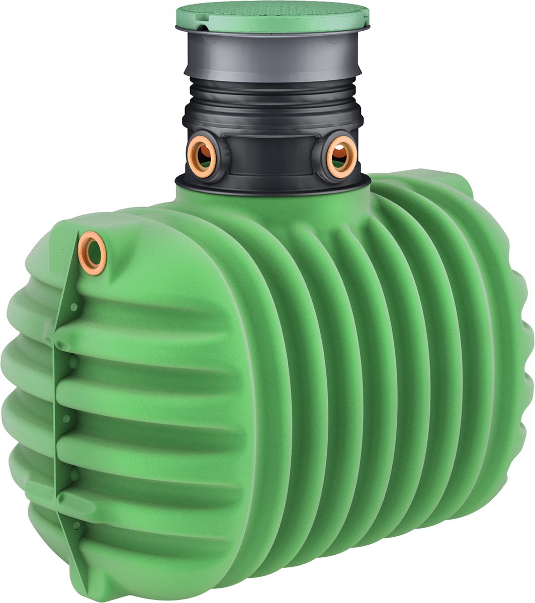 GARANTIA CRISTALL verzamelput 1600 L met telescoop-domschacht + PE-deksel