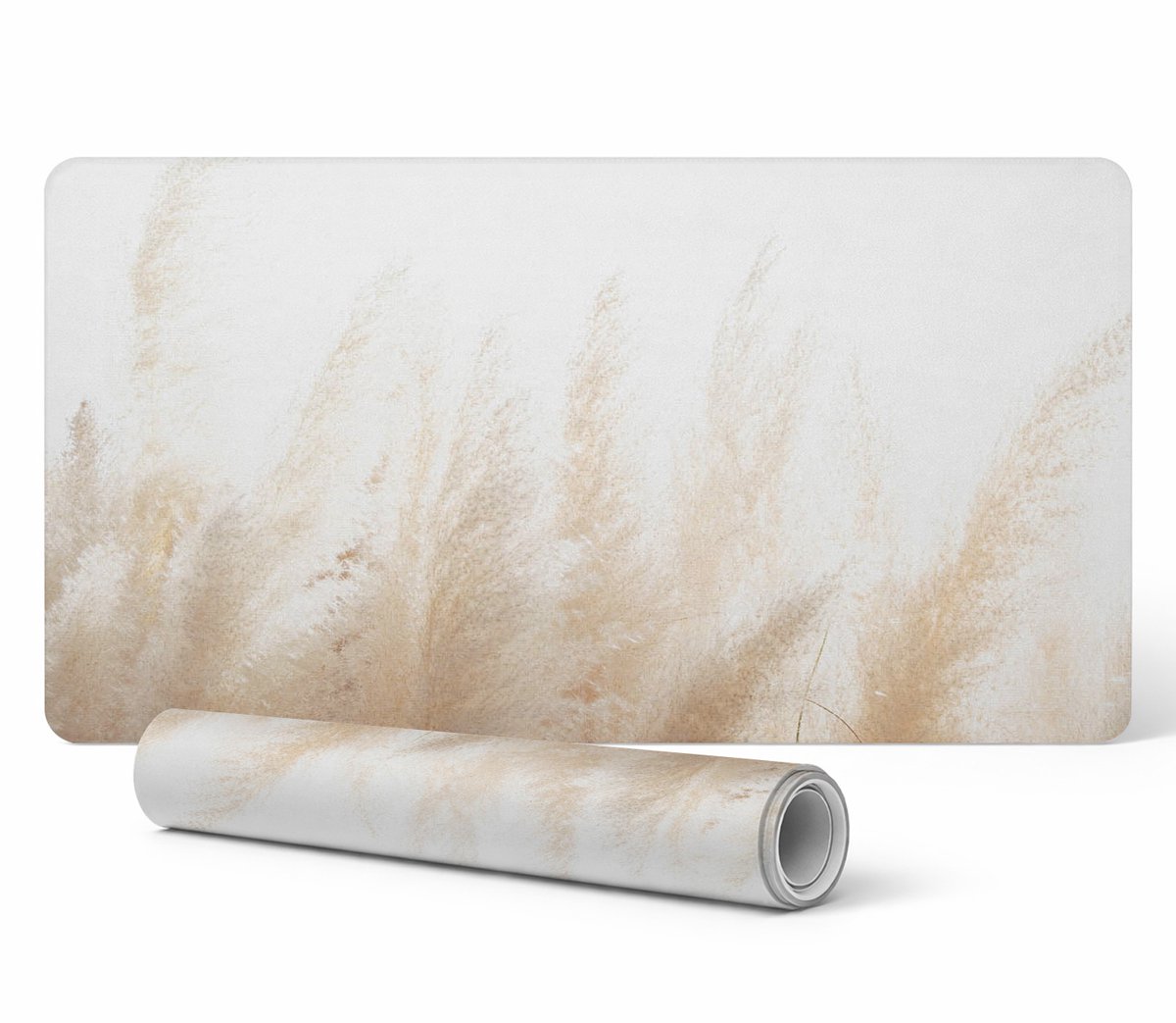 Gaming beschermmat voor toetsenbord en muis, delicate grassoorten, 120x60 cm