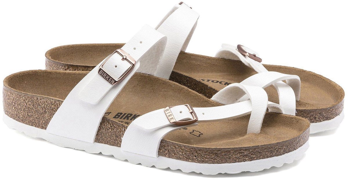 Birkenstock Mayari Slippers Senior Wit