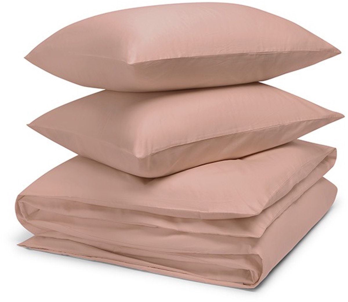 Yumeko dekbedovertrek katoen satijn cosmea roze 200x220 + 2/60x70 - Bio, eco & fairtrade