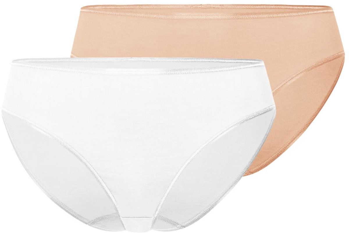 Hanro Dames midi slip 2 pack Cotton Seamless