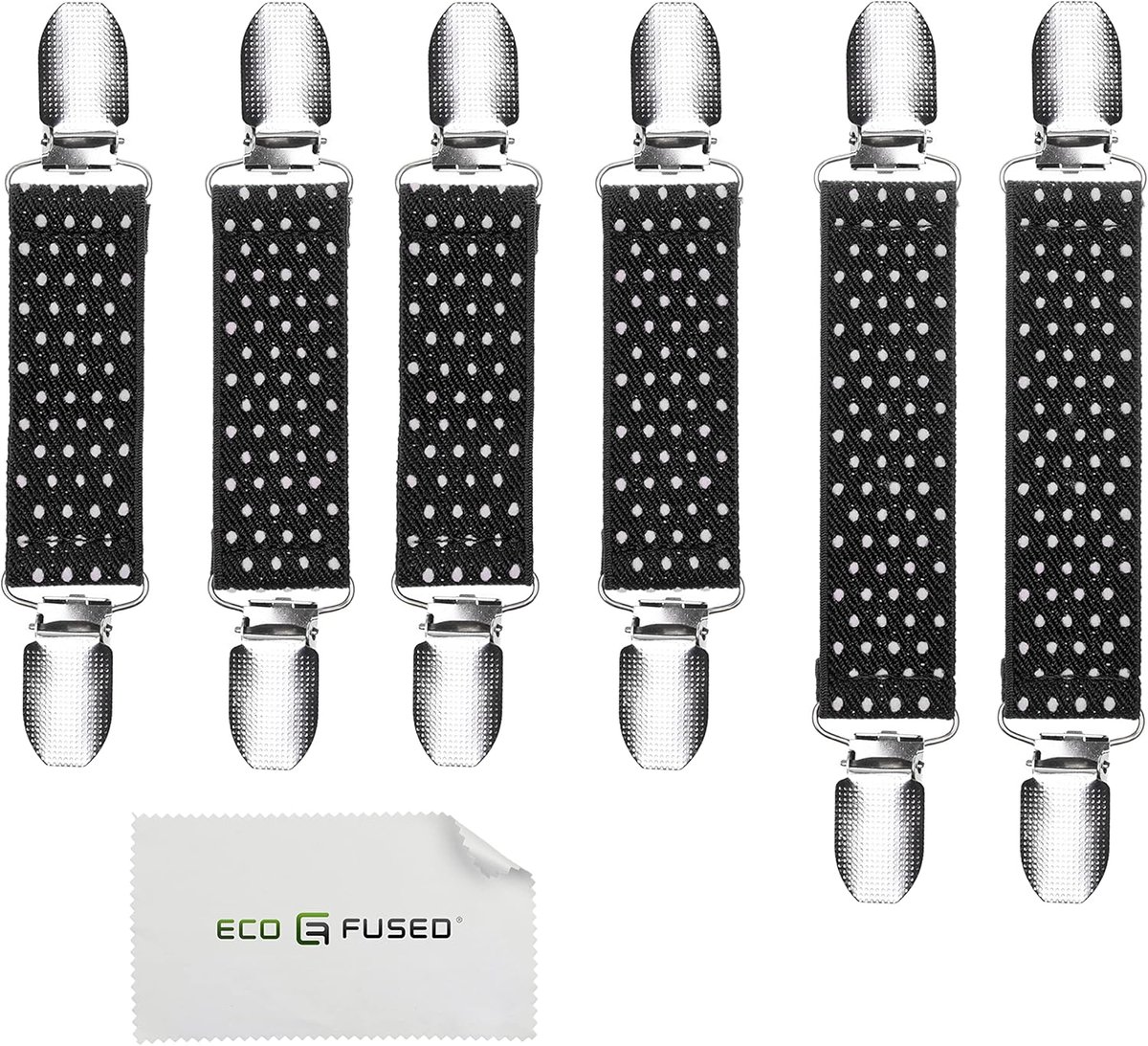 Mijten Clips - Handschoen Houders - Kinderen Buiten - Set van Vier - Compact Formaat - Zwart