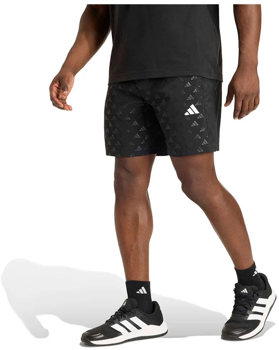 Adidas Workout Essentials Brandlove Woven 5´´ Korte Broek Man Zwart