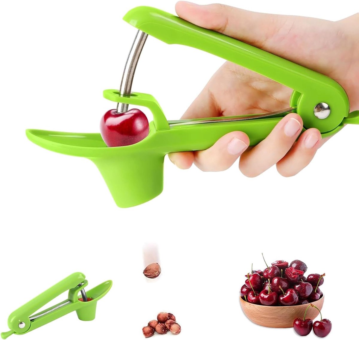 Fruit Ontpitapparaat - Kersen Ontpitter - Snel Fruit Ontpitten - Eenvoudig Met Eén Hand