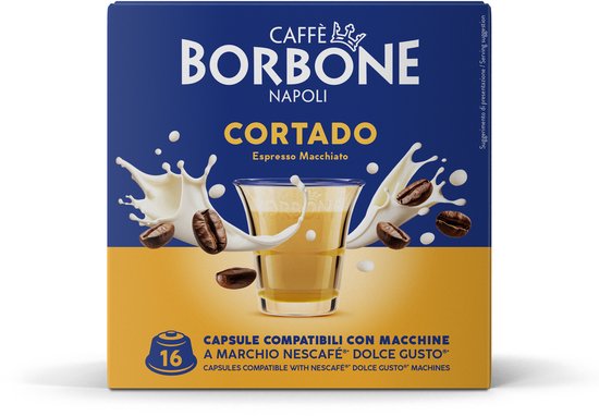 Caffè Borbone Selection - Dolce Gusto - Cortado - 16 capsules