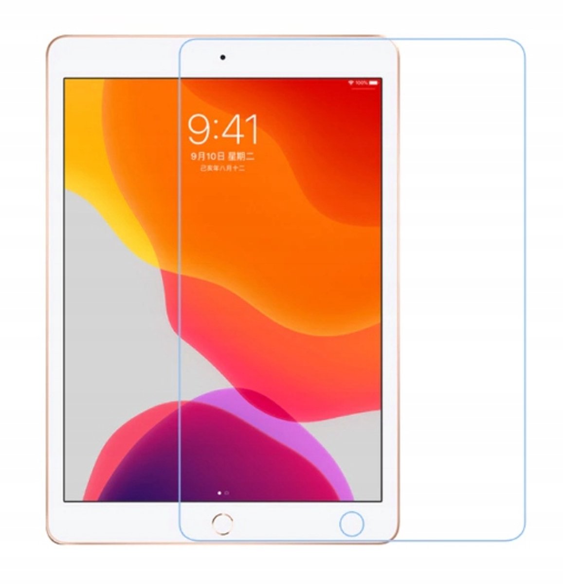 EtuiTab - Gehard glasbescherming - Apple iPad 10.2 7/8/9 GEN 2021 - Hoge Kwaliteit - 9H Hardheid