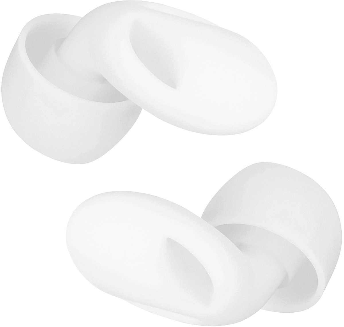 EarPlug - Oordoppen - Biało-Srebrne - Silicoon