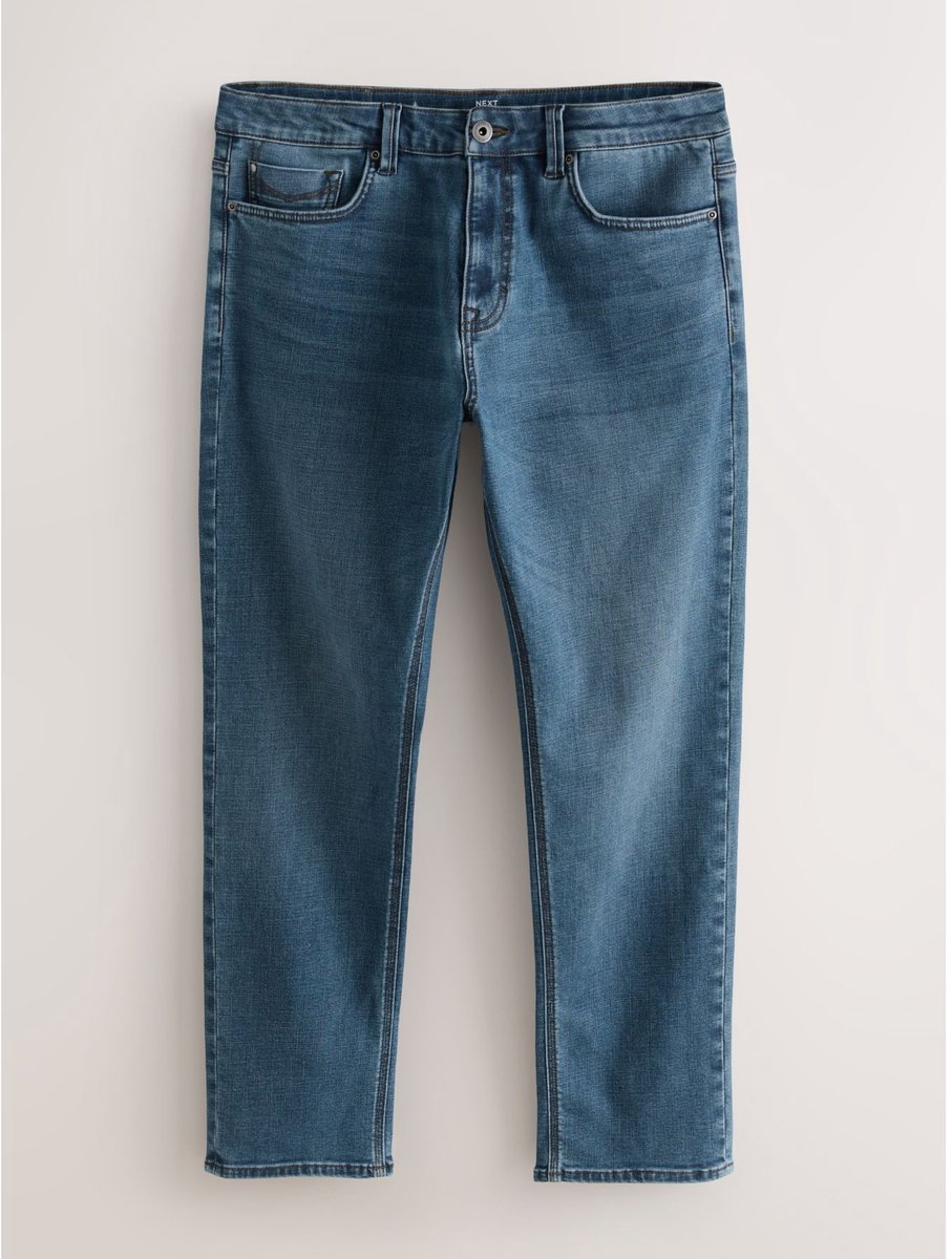 Next - Heren - Motionflex slim-fit jeans - Blauw