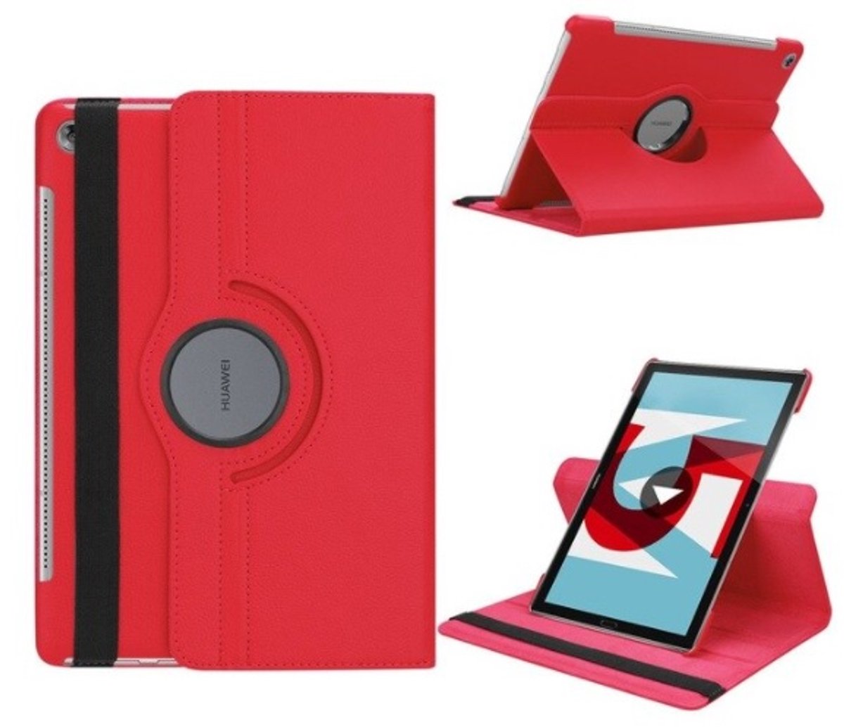 EtuiTab 360 - Tablethoes - Rood - Huawei MatePad T10/T10S - Dun en Praktisch
