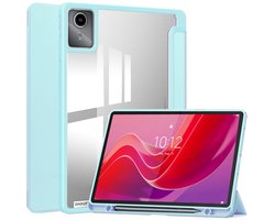 EtuiTab Clear Pencil - Tablethoes - Lenovo Tab M11/K11/K11E - Transparant - Met Rysikhouder