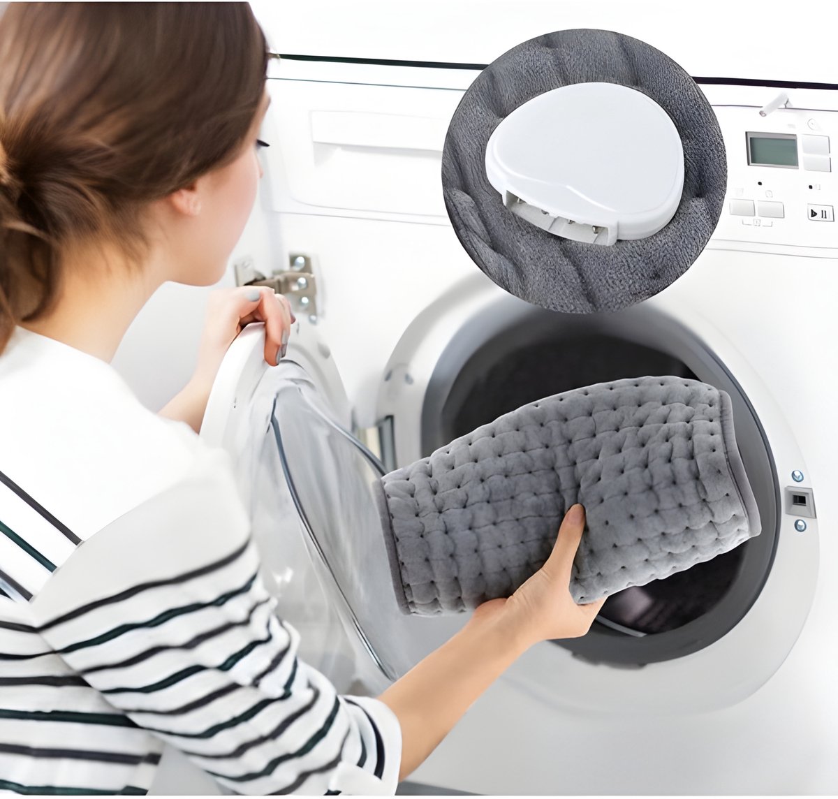 Elektrisch Warmtekussen 70°C voor Rug en Gewrichten 40x30 cm - afbeelding 2