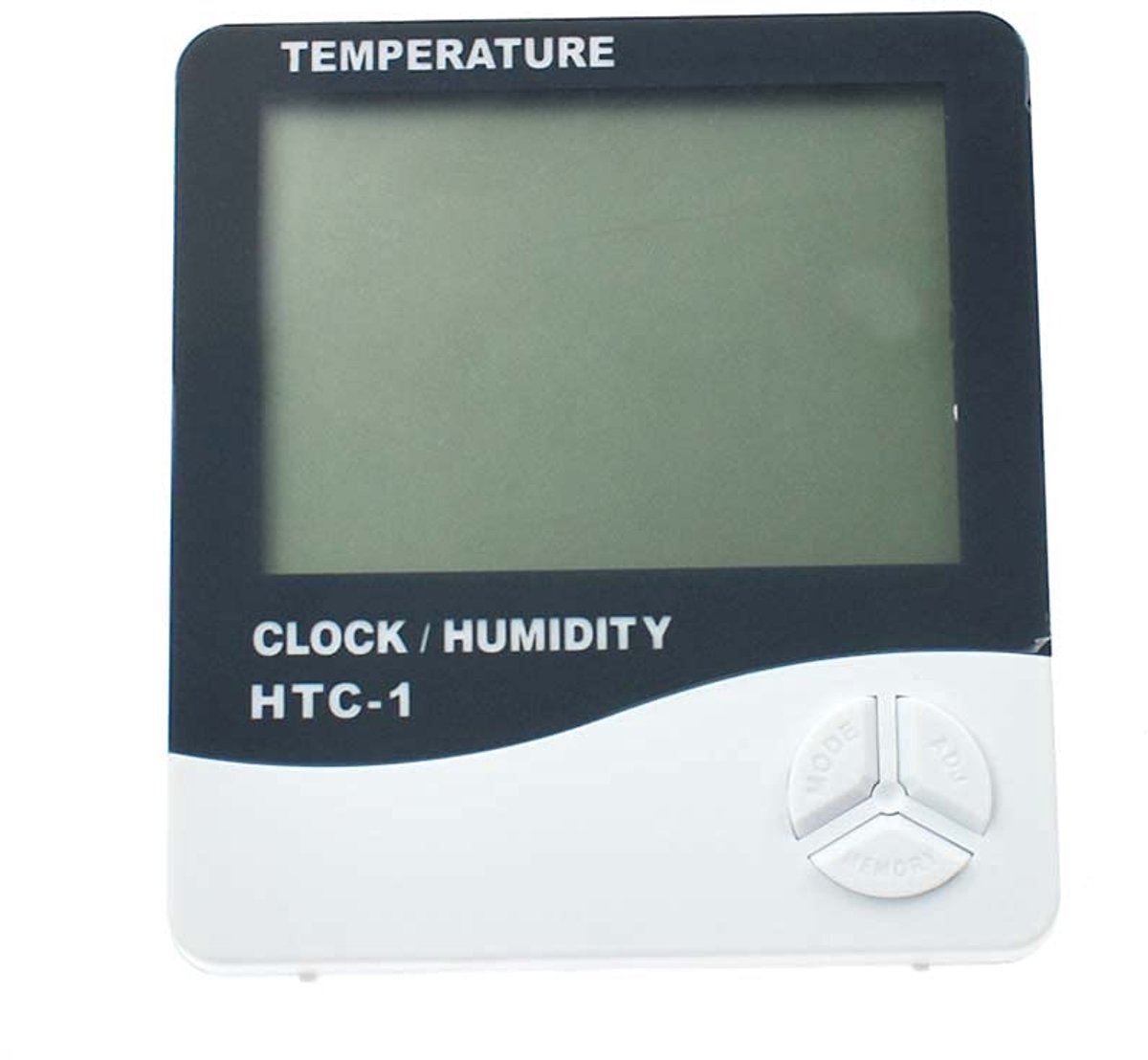 Digitale thermometer - Vochtigheidsmeter klok - Binnenklimaat meten - Temperatuur vochtigheid weergave - Breed bereik - Wit
