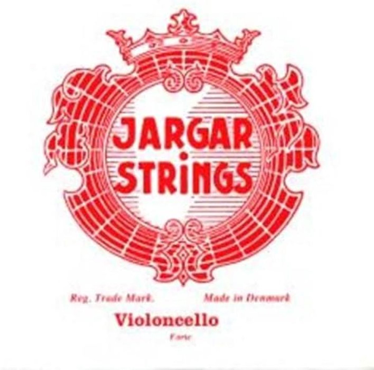 Cellosnaar - Instrumentensnaar - Muziek Maken - Duits Fabrikaat - 4/4 Maat - Rood