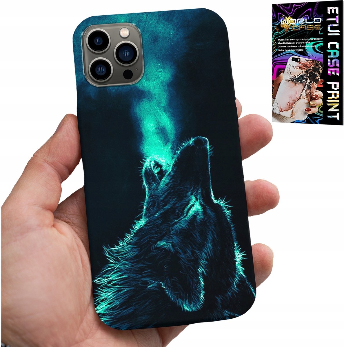 HOESJE VOOR IPHONE 11 PRO MAX - WOLF WOLVES RUPPELS SUPER PATRONEN