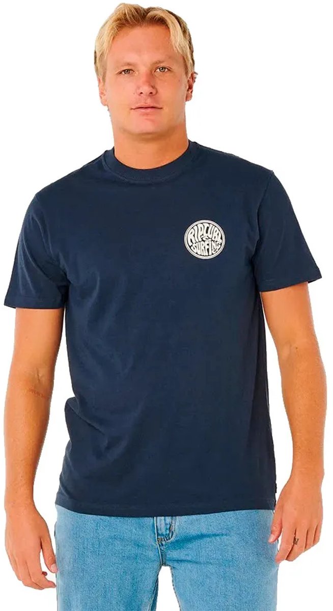 Rip Curl Streamline Pass T-shirt Met Korte Mouwen XL Man Blauw