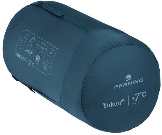 Ferrino Yukon Plus Sq Slaapzak Blauw One Size / Left van Ferrino — afbeelding 3