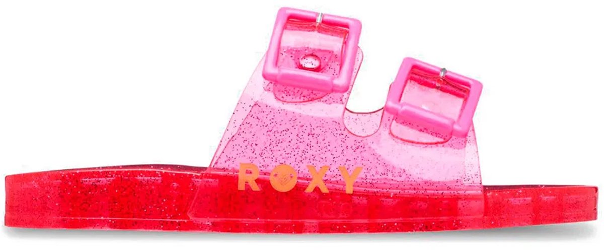 Roxy Kattie Glitter Slippers Vrouw Sangria Sunset