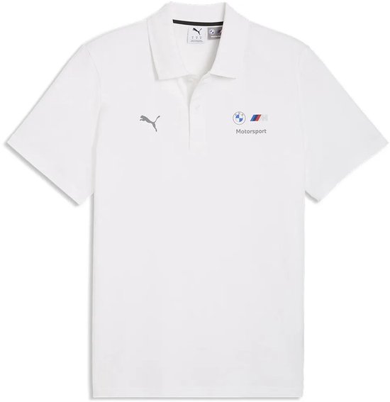 Puma Bmw Mms Ess Polo à manches courtes Blanc M Homme