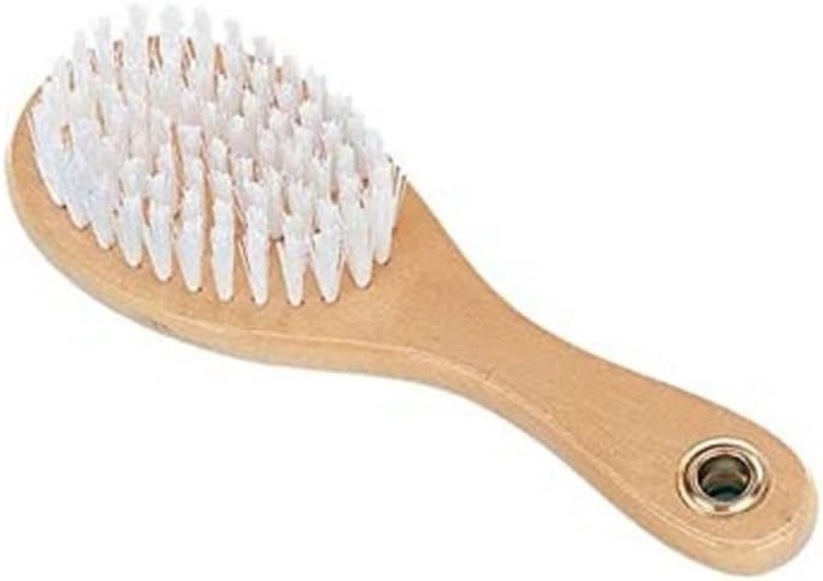 Kattenborstel - Vachtborstel - Vachtverzorging - Nylon Borstelharen - 23x10x3 cm - Bruin Wit